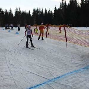 Školní závody v běhu na lyžích