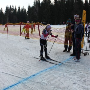 Školní závody v běhu na lyžích