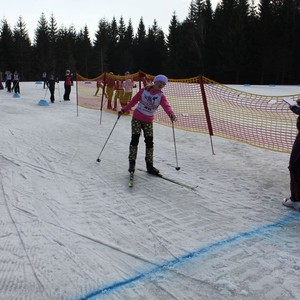 Školní závody v běhu na lyžích