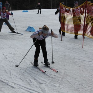 Školní závody v běhu na lyžích