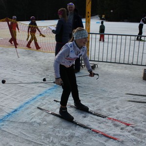 Školní závody v běhu na lyžích