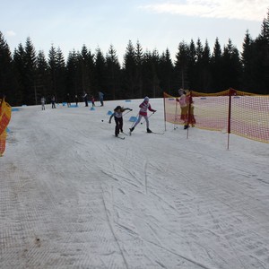 Školní závody v běhu na lyžích