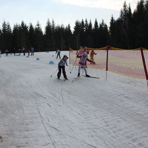 Školní závody v běhu na lyžích