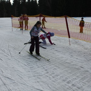 Školní závody v běhu na lyžích