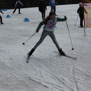 Školní závody v běhu na lyžích