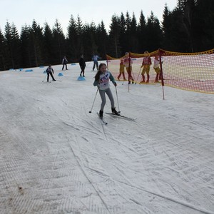 Školní závody v běhu na lyžích