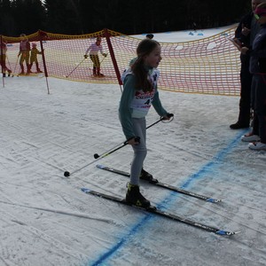 Školní závody v běhu na lyžích