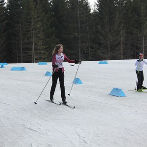Školní závody v běhu na lyžích