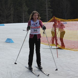 Školní závody v běhu na lyžích