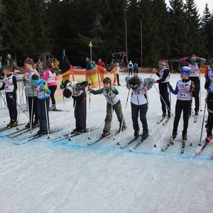 Školní závody v běhu na lyžích