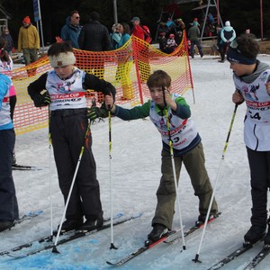 Školní závody v běhu na lyžích