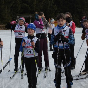 Školní závody v běhu na lyžích