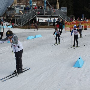Školní závody v běhu na lyžích