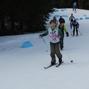 Školní závody v běhu na lyžích