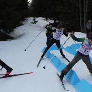 Školní závody v běhu na lyžích