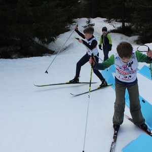 Školní závody v běhu na lyžích