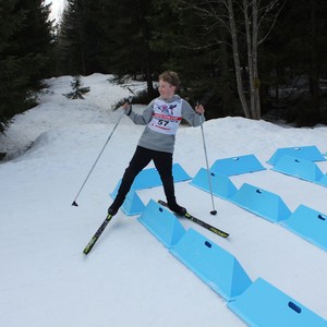 Školní závody v běhu na lyžích