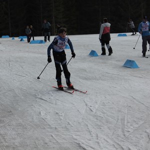 Školní závody v běhu na lyžích