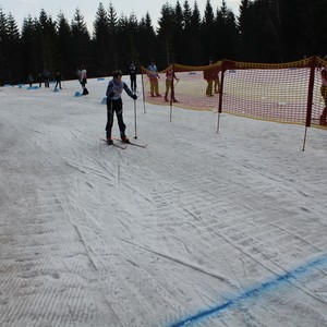 Školní závody v běhu na lyžích