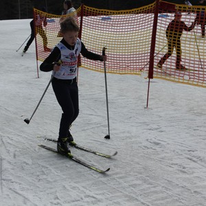 Školní závody v běhu na lyžích