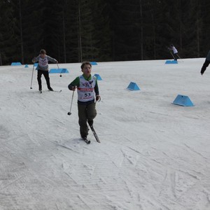 Školní závody v běhu na lyžích