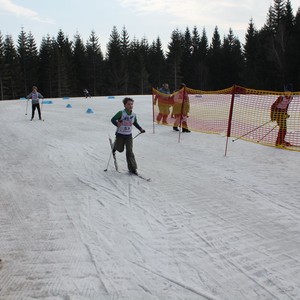Školní závody v běhu na lyžích
