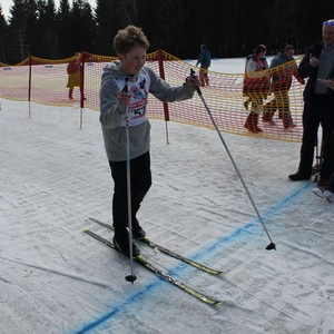 Školní závody v běhu na lyžích