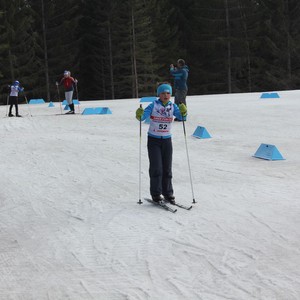 Školní závody v běhu na lyžích