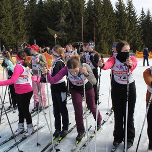 Školní závody v běhu na lyžích