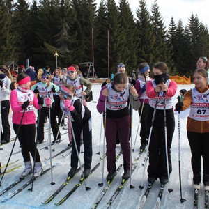 Školní závody v běhu na lyžích