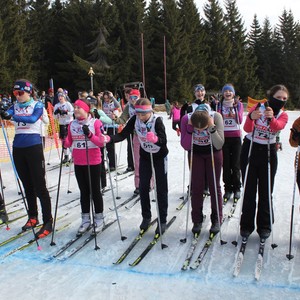 Školní závody v běhu na lyžích