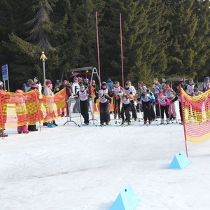 Školní závody v běhu na lyžích