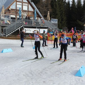 Školní závody v běhu na lyžích