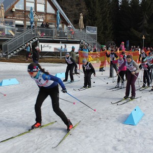 Školní závody v běhu na lyžích