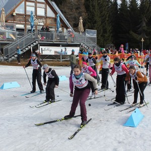 Školní závody v běhu na lyžích