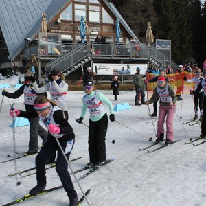 Školní závody v běhu na lyžích