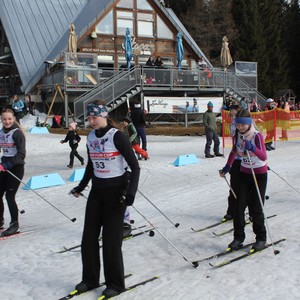 Školní závody v běhu na lyžích