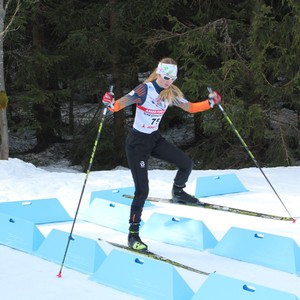 Školní závody v běhu na lyžích