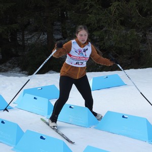 Školní závody v běhu na lyžích