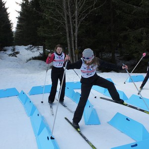 Školní závody v běhu na lyžích