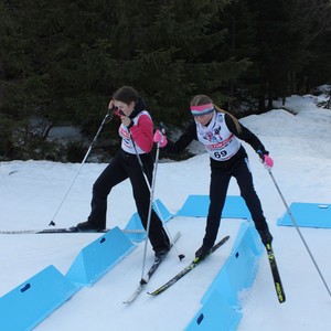 Školní závody v běhu na lyžích