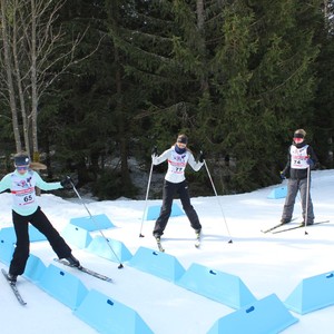 Školní závody v běhu na lyžích