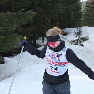 Školní závody v běhu na lyžích