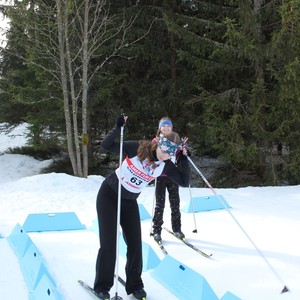 Školní závody v běhu na lyžích