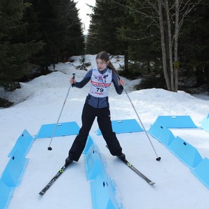 Školní závody v běhu na lyžích