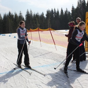Školní závody v běhu na lyžích