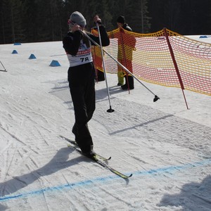 Školní závody v běhu na lyžích