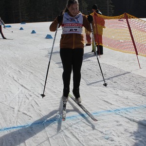 Školní závody v běhu na lyžích