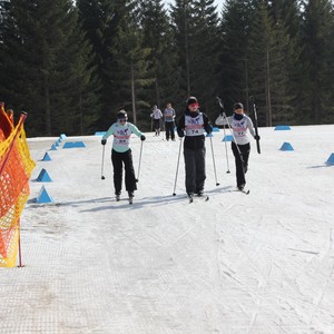 Školní závody v běhu na lyžích