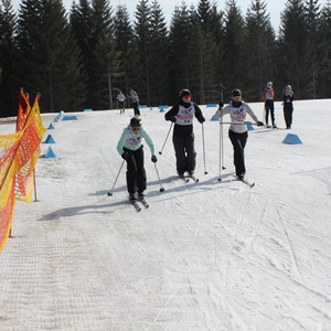 Školní závody v běhu na lyžích